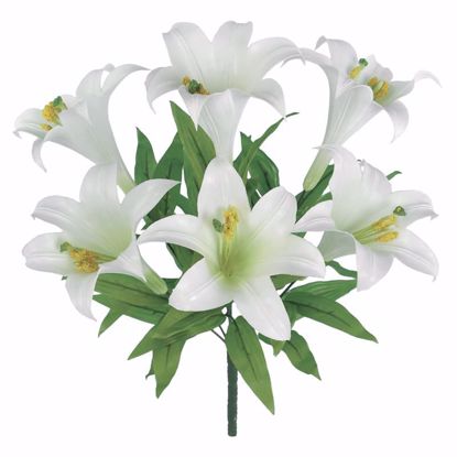 Picture of 19" Plastic Easter Lily Bush