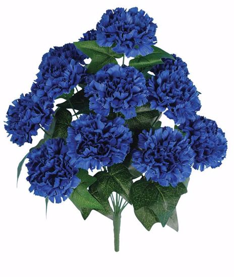 Picture of Blue Carnation Bush (12 Stems, 20")
