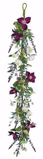Picture of 48" Clematis, Mum And Lavender Garland