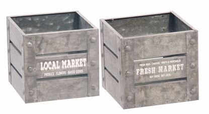 Picture of 2 Asst Market Crates 4.5"
