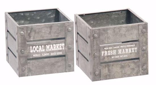 Picture of 2 Asst Market Crates 4.5"