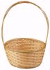 Picture of Round Natural Bamboo W/Handle 10"