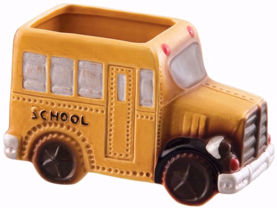 Picture of Ceramic School Bus Planter