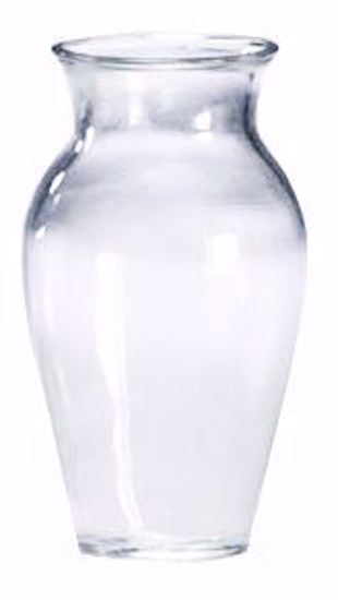 Picture of 10" Glass Bouquet Vase - Clear