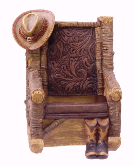 Picture of Cowboy Rocking Chair Planter