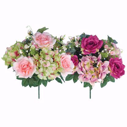 Picture of 2 Asst 16" Mixed Floral Bush x 10