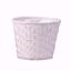 Picture of Whitewash Bamboo Azalea Pot Cover 6"