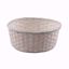 Picture of Round Bamboo Low Bowl 12" Whitewash