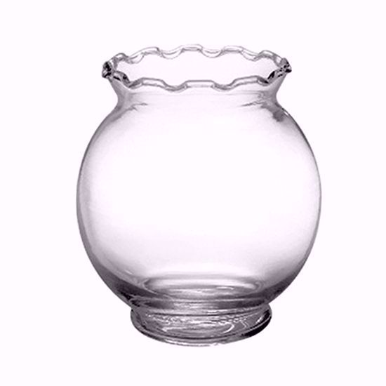 Picture of Syndicate Sales 5.5" Fluted Ivy Glass Bowl - Clear