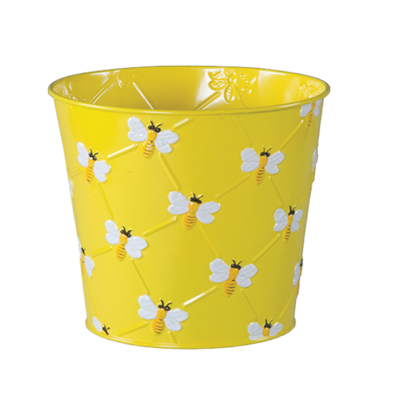 Picture of Yellow Bee Pot Cover 4.5"