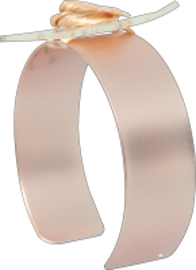 Picture of Riley Flower Cuff Rose Gold Matte