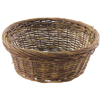 Picture of 8" Rustic Willow Bowl Basket with Double Rim (Hard Liner Incl.)