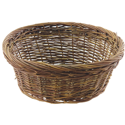 Picture of 10" Rustic Willow Bowl Basket with Double Rim (Hard Liner Incl.)