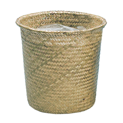 Picture of Palm Leaf Rolled Rim Pot Cover 8"