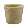 Picture of Palm Leaf Natural Sewn Rim Pot Cover  8"