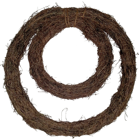 Picture of Double Ring Twig Wreath (20")