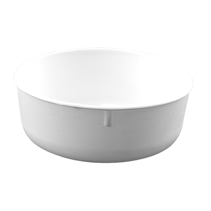 Picture of Diamond Line 6.5" Shallow Design Bowl - White