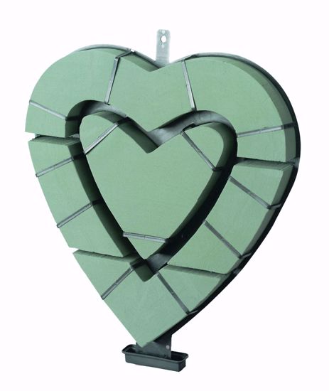 Picture of 18" NEVER WILT Floral Foam Closed Heart