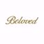 Picture of 1.5" Glitter Gold Script-Beloved