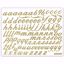 Picture of 1.5" Glitter Gold Script-Lowercase
