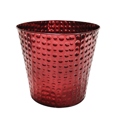 Picture of Metallic Red Pot Cover 4"