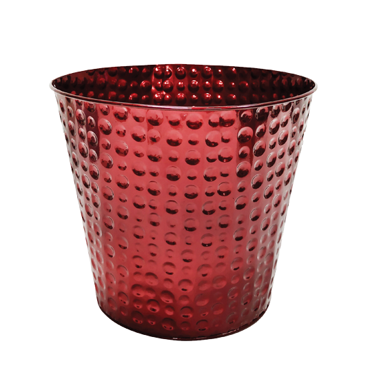 Picture of Metallic Red Pot Cover 4"