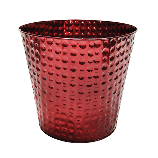 Picture of Metallic Red Pot Cover 8"