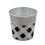Picture of Black and White Gingham Pot Cover 4"