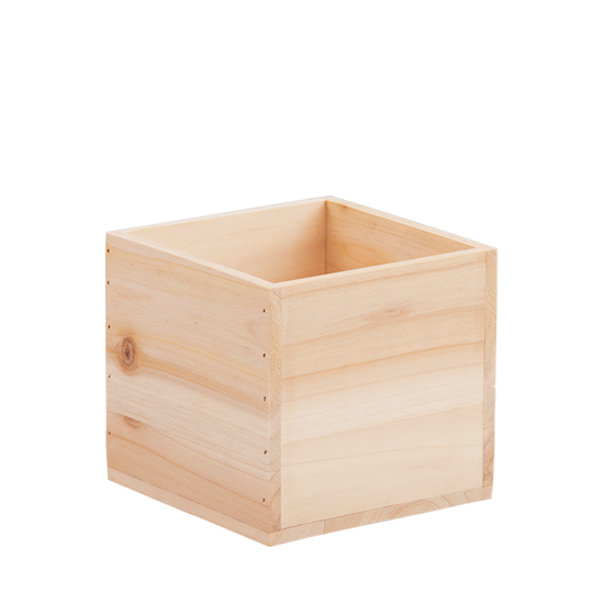 Picture of Natural Wooden Planter 4"