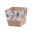 Picture of Evergreen Square Taper Wooden Planter 4.5"