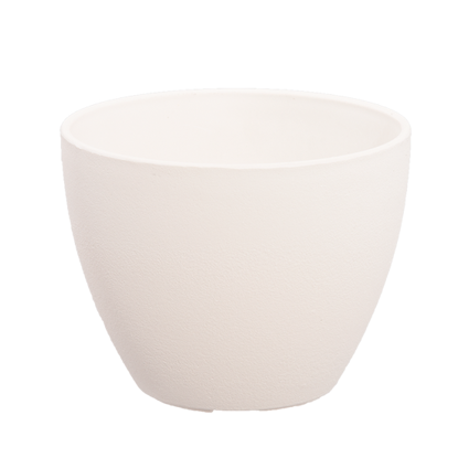 Picture of CeraMix 8" White Nova Planter  1 Gal.