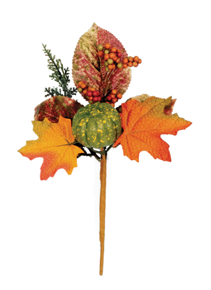 Picture of 11" Fall Theme Pumpkin Berry Pick