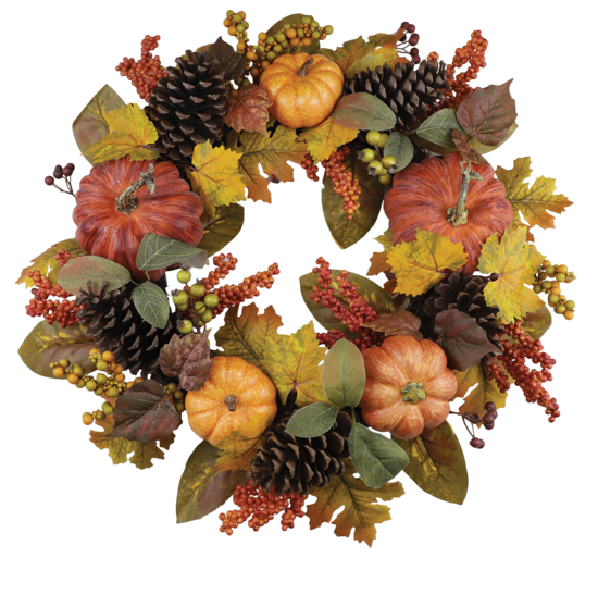 Picture of 24" Autumn Bounty Wreath