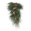Picture of 30" Mixed Pine W/Cedar Cones Plastic Tear Drop