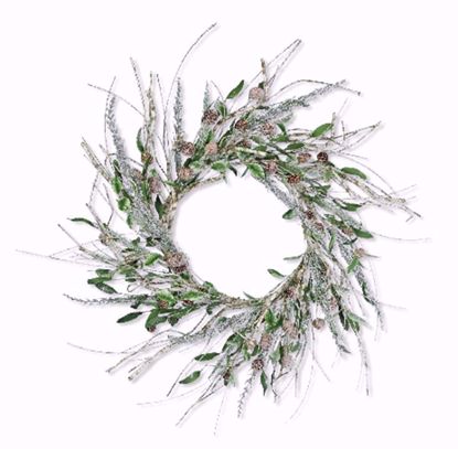 Picture of Festive Winter Wreath-Northwood Sprig (23")