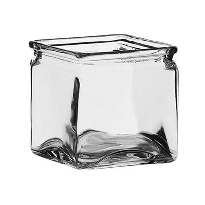 Picture of 5" Glass Cube - Clear