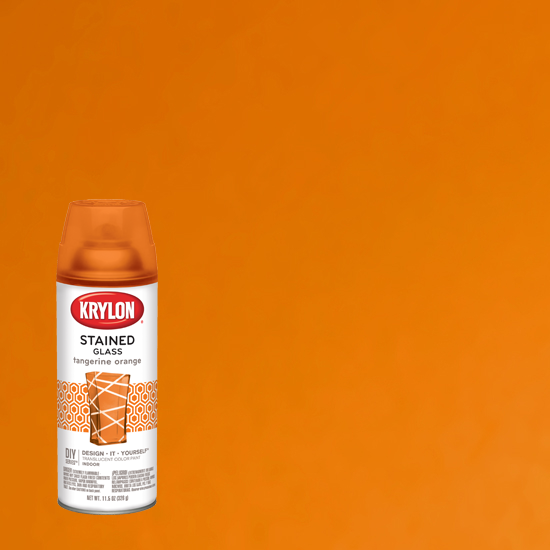 Picture of Krylon Stained Glass Tint-Tangerine