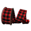 Picture of #40 Wired Edge Ribbon- Buffalo Plaid