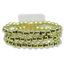 Picture of Delicate Flower Wristlet-24k Gold
