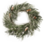 Picture of 24" Snow Mix Pine W/Cedar Cones Plastic Wreath