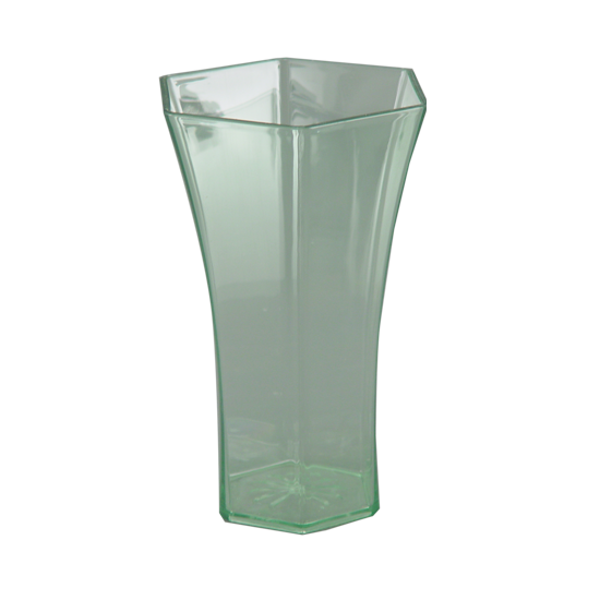Picture of Diamond Line 10" Rose Vase - Green Ice