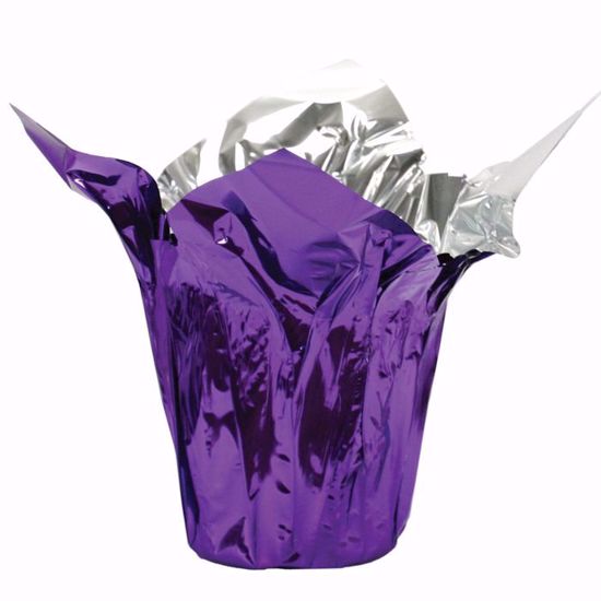 Picture of 6" Kwik-Cover® Metallic Purple/Silver