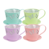 Picture of Pastel Butterfly Cup/Saucer  Assortment 5"
