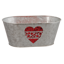 Picture of Heart Sparkle Oval Planter 10"