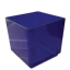 Picture of 4" Plastic Cube - Cobalt