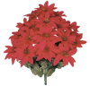 Picture of 17" Red Poinsettia Bush x 14