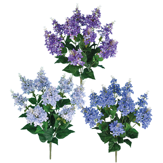 Picture of Lilac Bush Assortment (3 Colors,9 Blooms)