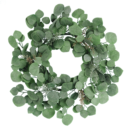Picture of 20" Seeded Eucalyptus Plastic Wreath