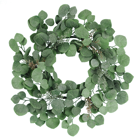 Picture of Seeded Eucalyptus Wreath (Plastic, 20")