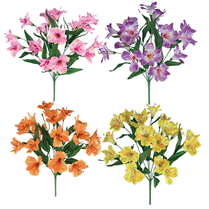 Picture of 4 Asst 16" Alstroemeria Bush x 9